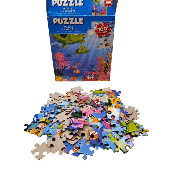 Best Brands Under the Sea Puzzle Turtle Seahorse Fish STEM Puzzle Childrens - Picture 6 of 8